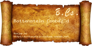 Bottenstein Csobád névjegykártya
